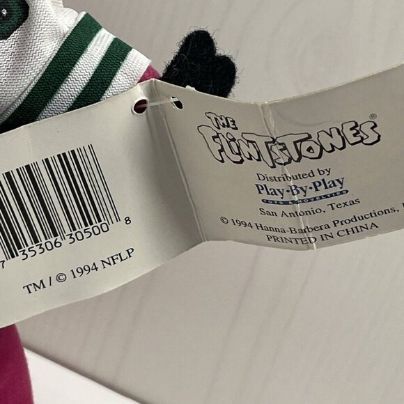 Vtge The Flintstones DINO New York Jets Plush Team NFL 1994 Hanna Barbera w/tag - Picture 7 of 14